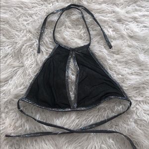 NWOT Iheartraves Mesh top